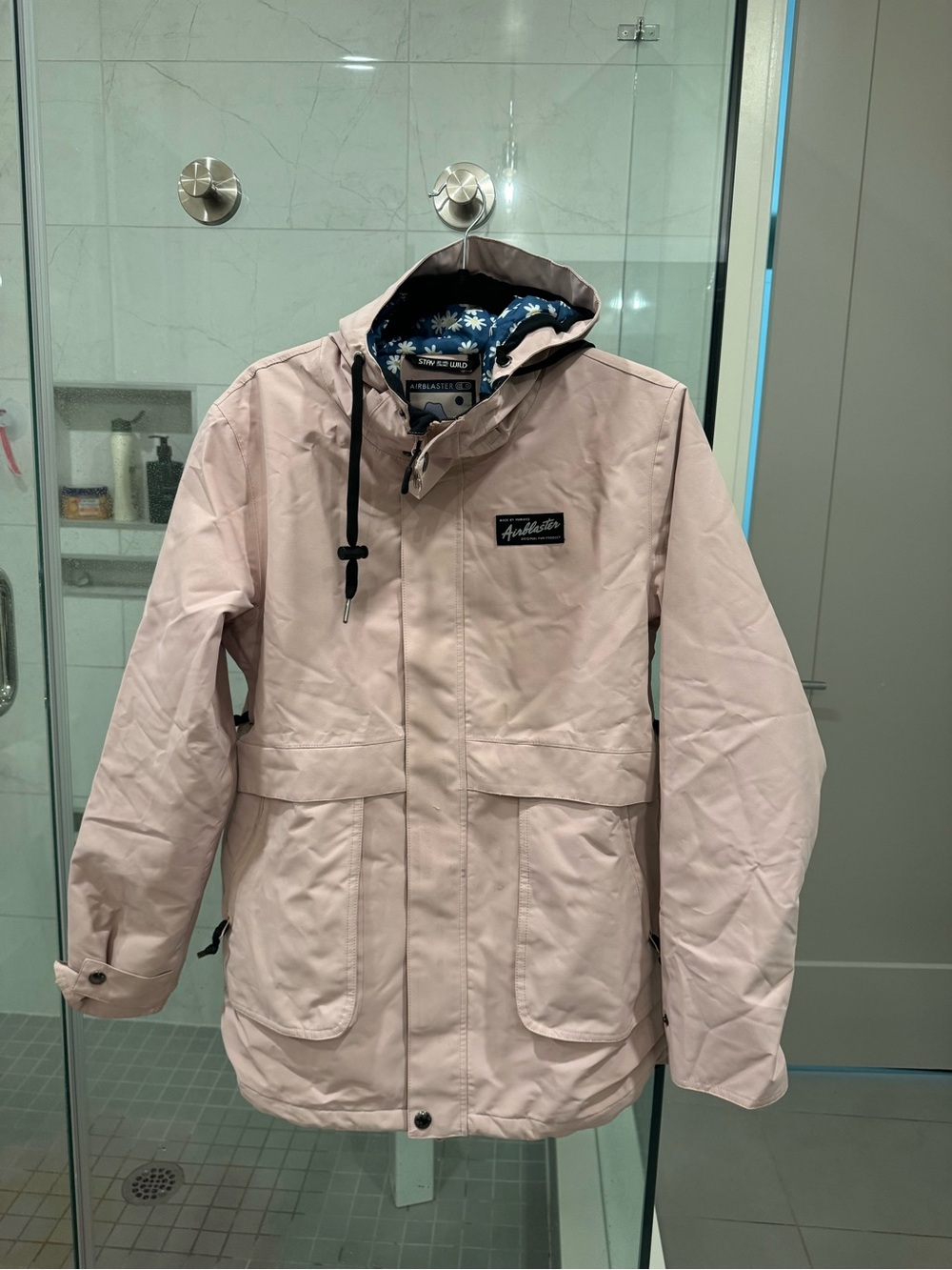 Airblaster women's Pink Ski Jacket with Hood